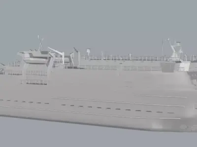 MV Clansman Calmac RO-PAX Ferry 3D print model