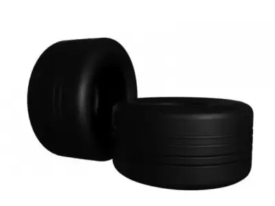MuscleCar Sport tire 3D model