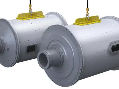 Industrial Ball Mill 3D model