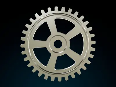 Cogwheel 3D Model 3D model