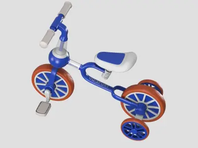 VOKUL Kids Balance Bike 3D model