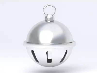 Jingle bell Silver 3D model