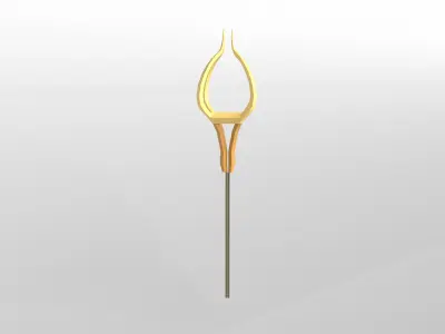 Lowpoly Sword 015 Low-poly 3D model