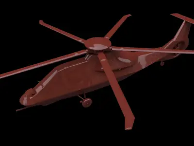 Boeing-Sikorsky RAH-66A Comanche Free low-poly 3D model