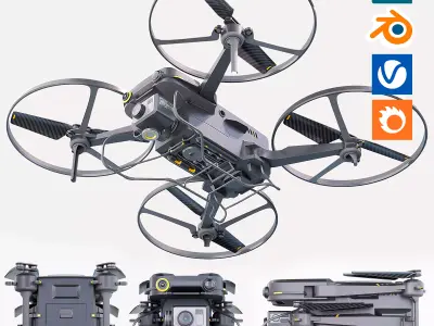 Quadcopter QC 1 3D model