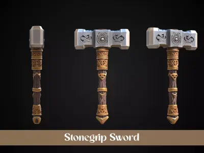 Stylized Dwarf Sword Pack