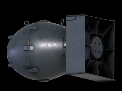Atomic Bomb Low-poly 3D model purchase