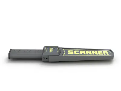 Metal Detector - Handheld 3D model