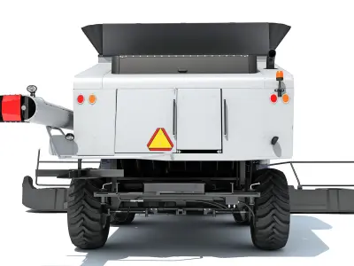 Combine Harvester 3D model 10