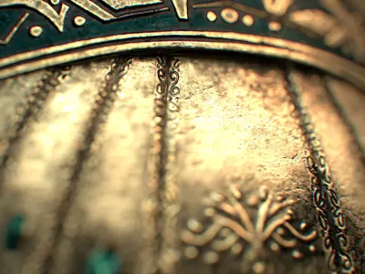 Viking Sword Low-poly 3D model get