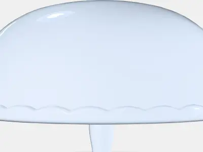 ARV BROLLOP plate on base with cover Low-poly 3D model