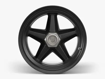 RSR Centerlock Wheel Low-poly 3D model