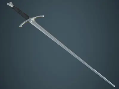 Longsword 1A Low-poly 3D model