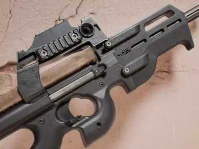 P90 Tactical SMG Low-poly 3D model