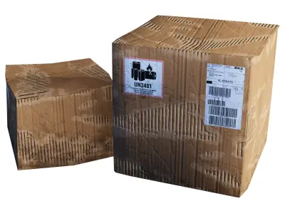 cardboard Box Low-poly 3D model buy