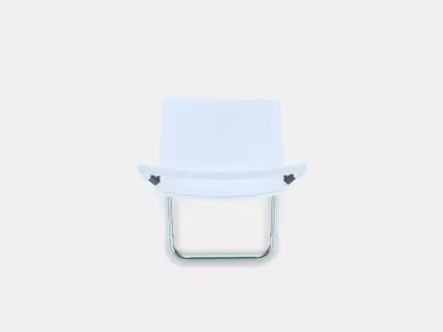 GUNDE Folding chair 1 Low-poly 3D model