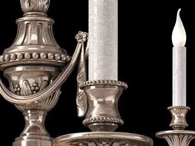 Metropolitan wall lamp N1789 3D model