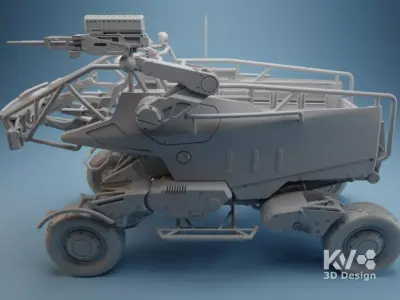 KV-Death Stranding-Pickup Off-Roader MULE 3D print model
