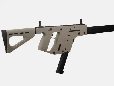 Kriss Vector Low-poly 3D model 5