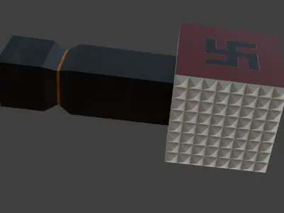 Nazi German Hammer WW2 Free low-poly 3D model