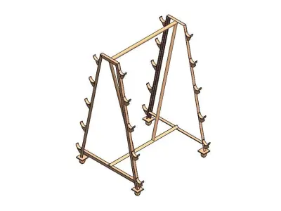 Rack Roll Cylinder 3D model