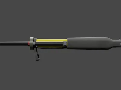 Drill electric screwdriver 3D model