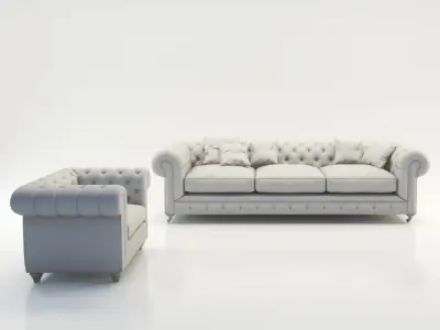 Sofa chester 3D model