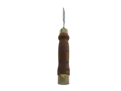 Antique Chisels Woodworking Tools 3D model buy