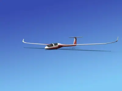 DG-1000 Glider V02 3D model
