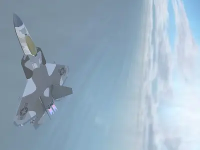f-22 raptor 3d model in detail  animation ready USA F-22 RAPTOR 3D model