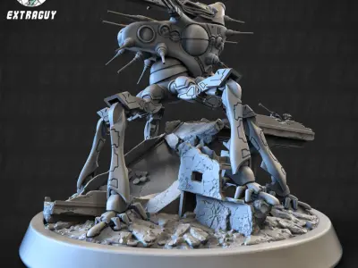 Moving Fortress 100mm Static Set 3D print model