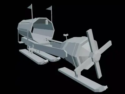 Trash Wagon Free 3D model