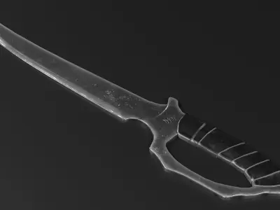 Sword-07 Low-poly 3D model