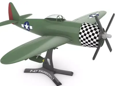 P 47 Thunderbolt  3D print model