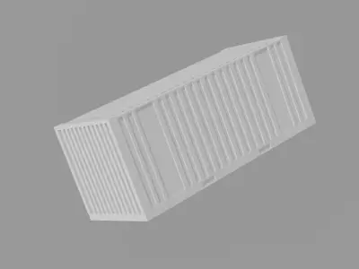 Container for Train - Escale 1 to 87 3D model