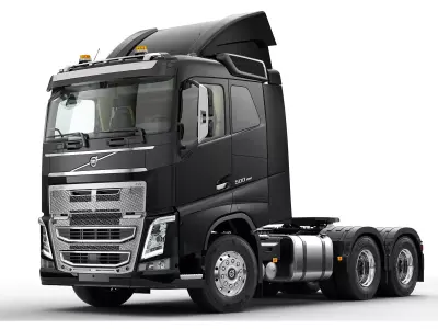 Volvo FH 6X4 Sleeper Cab 3D model