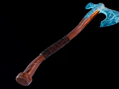 Leviathan Axe Free low-poly 3D model