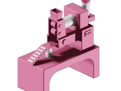 Food Processing Machinery Toy 3D model