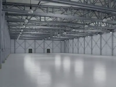 Warehouse 19 interior 3D model