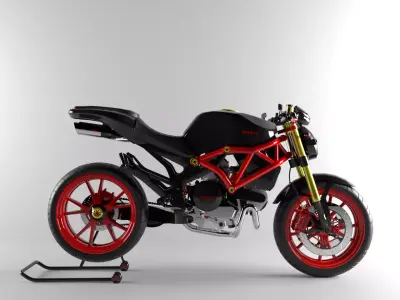 DUCATI MOTOCYCLE 3D model