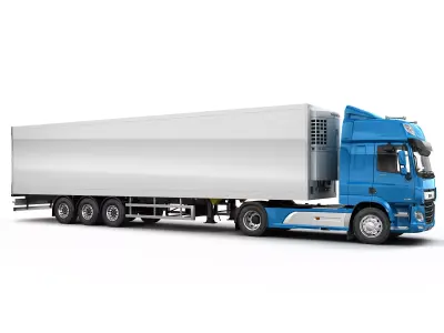 DAF CF space cab 2017 3D model