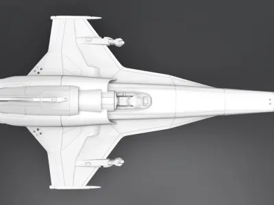 Colonial Viper MkVIIE Scale model 3D print model