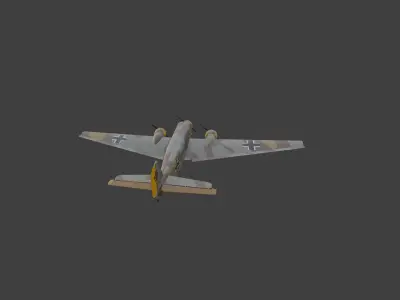 Junkers Ju-52  sommer paint 3D model