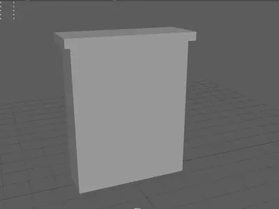 Utility Box Low-poly 3D model purchase