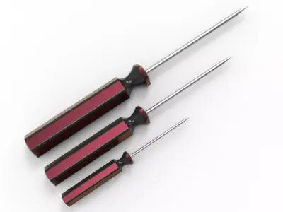 Slotted Screw Driver 3D model