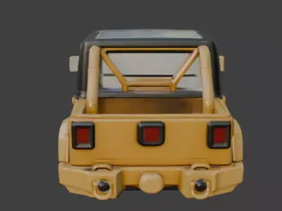 Jeep upper body part 3D model from CGTrader