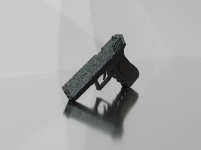 Glock 18 Low-poly 3D model