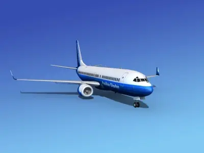 Boeing 737-800 Pacifica Charter 3D model
