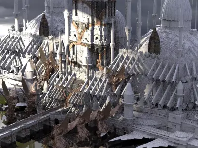 White Palace Emperors city 2 3D model