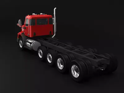 Autocar DC-64D Severe Truck 3D model